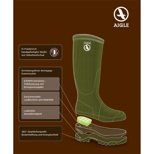 Aigle gummistiefel parcours - gummistiefel, 2